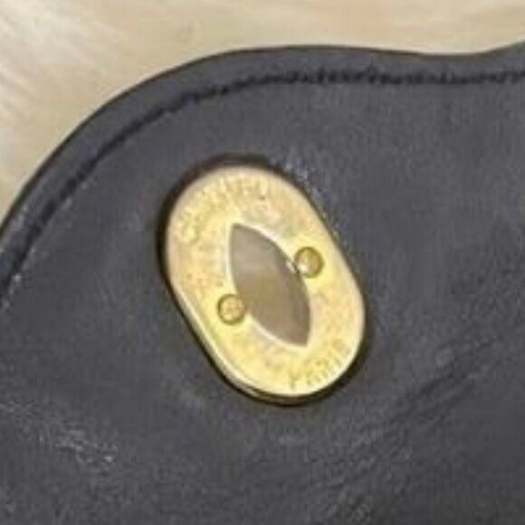 Authentic CHANEL CC Paris Limited Double Flap Bag Lambskin Matelasse Chain Black - Picture 12 of 14